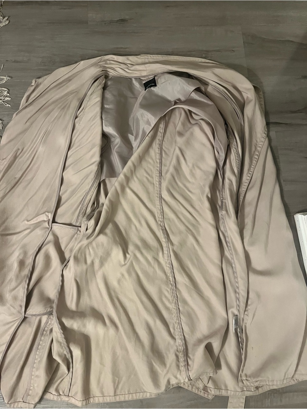 Reitmans Light Beige Trench Coat - Soft Neutral Layer
